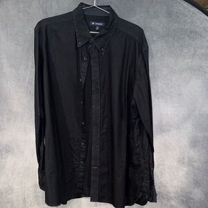 Daniel Cremieux Black Casual Button Down Shirt